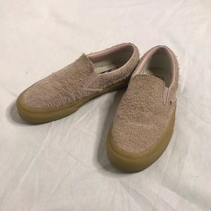 PINK SUEDE VANS